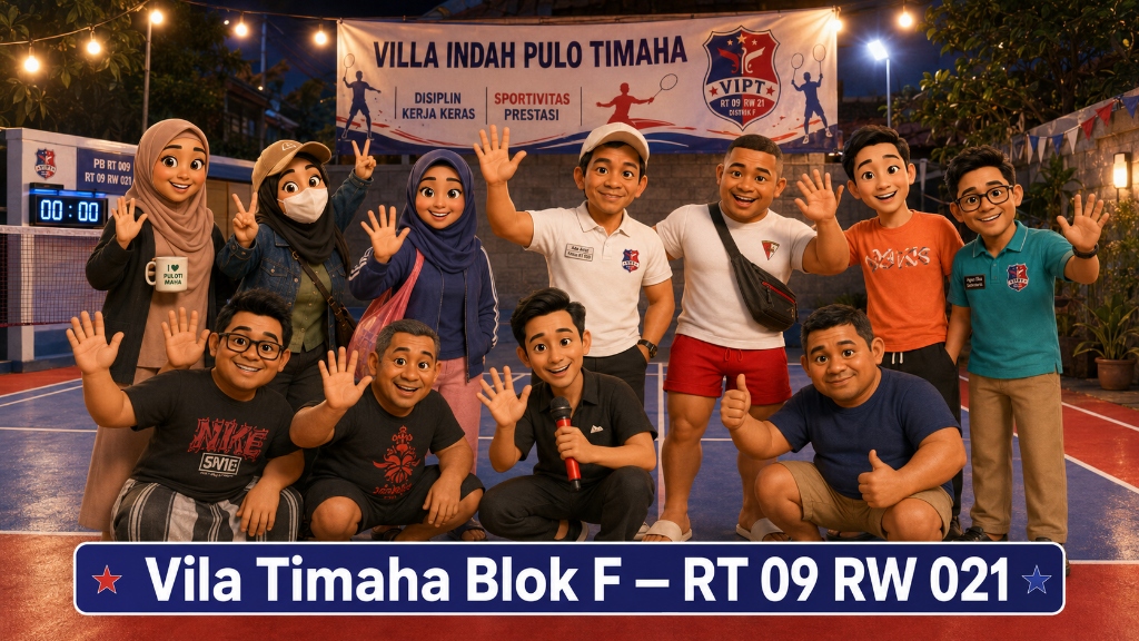 Potret Komunitas Warga RT 009 RW 021 Villa Indah Pulo Timaha